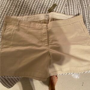 Khaki shorts- J crew Size 22